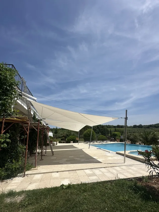 HTC-I ×2 retractable sail — Heritage Villa Istria