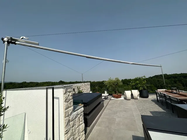 HTC-I retractable sail — Penthouse Jelenovac — Zagreb