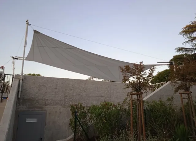 HTC-II retractable sail — Hotel Parentino — Poreč