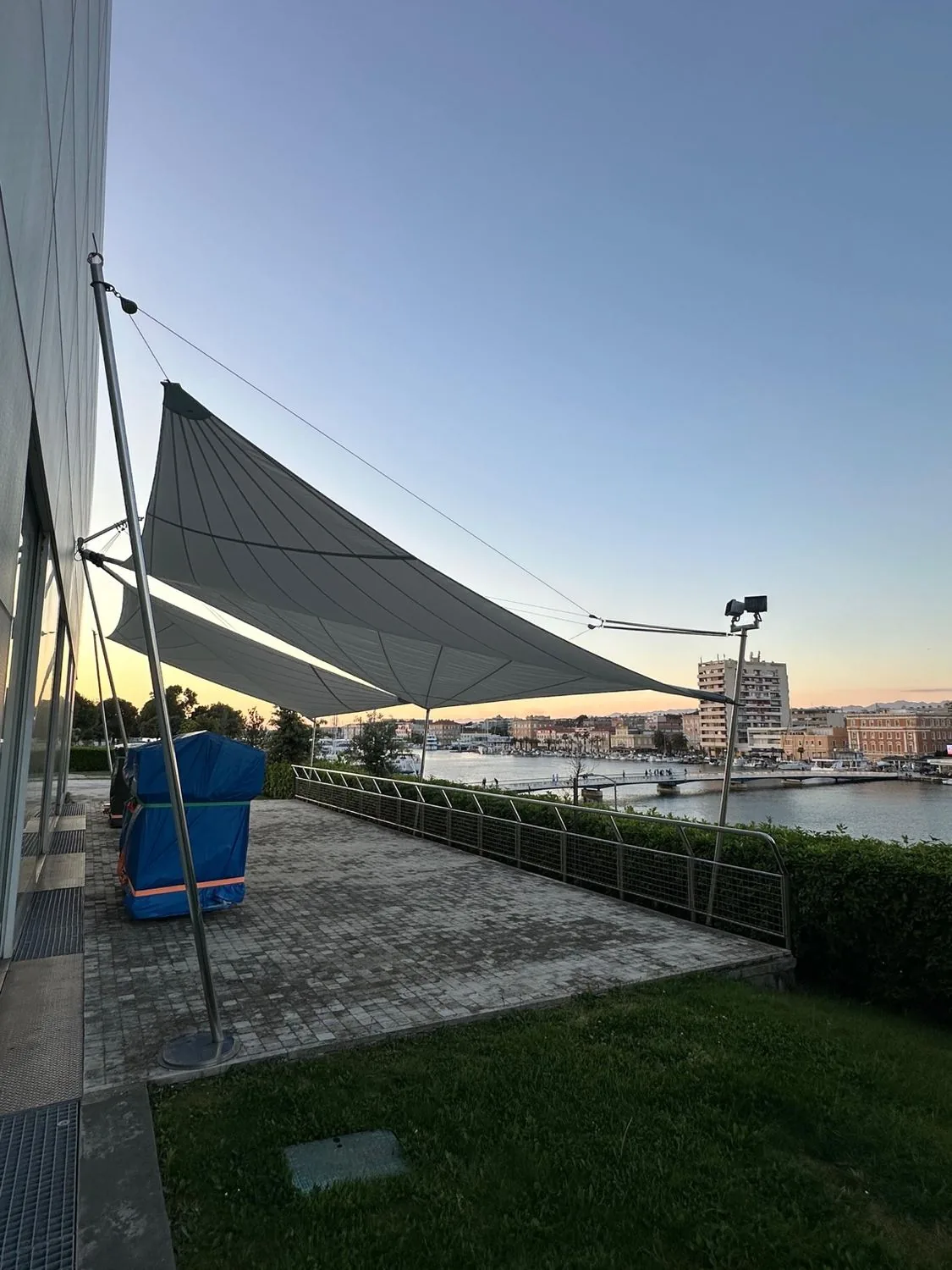 HTS-AL ×2 retractable sail — Museum of Ancient Glass — Zadar