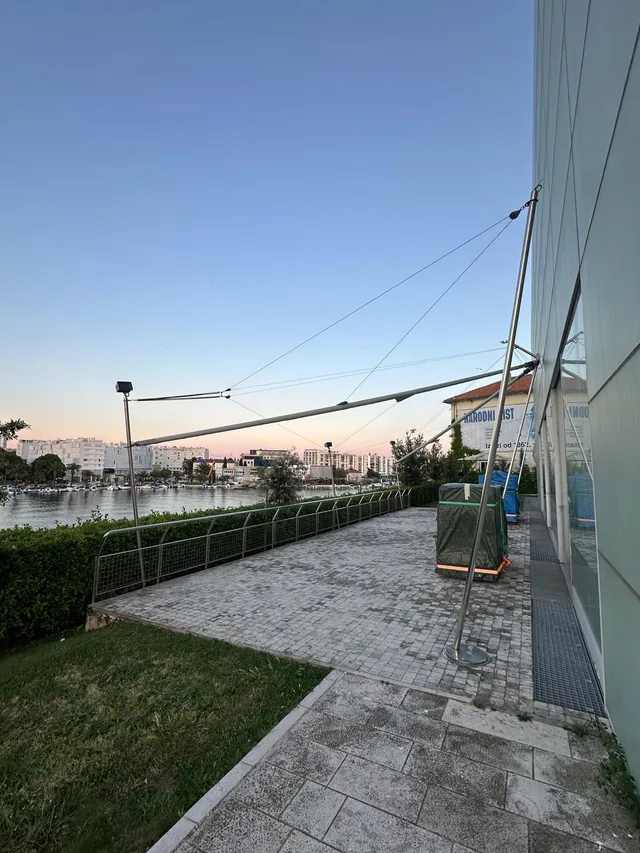 HTS-AL ×2 retractable sail — Museum of Ancient Glass — Zadar