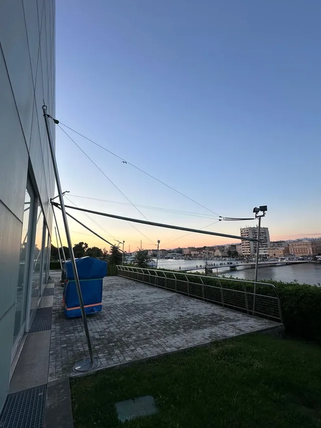 HTS-AL ×2 retractable sail — Museum of Ancient Glass — Zadar