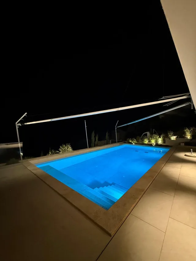HTS-AL ×2 retractable sail — Private Villa — Dalmatia