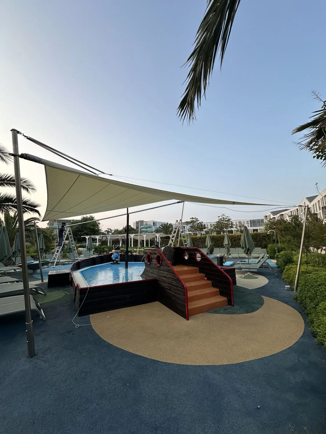 HTS-FE ×2 retractable sail — Falkensteiner Hotel — Zadar