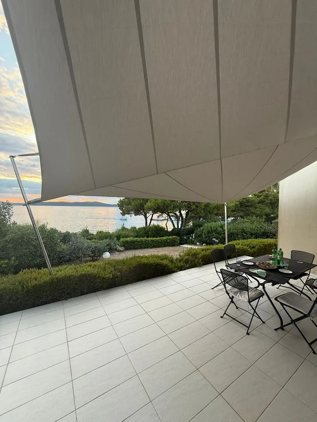 HTS-FE retractable sail — Private Villa — Ugljan